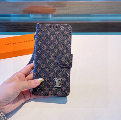 Fashion Aesthetic Shock Absorbing Protective Phone Case L*V Series、Fashion Phone Case
