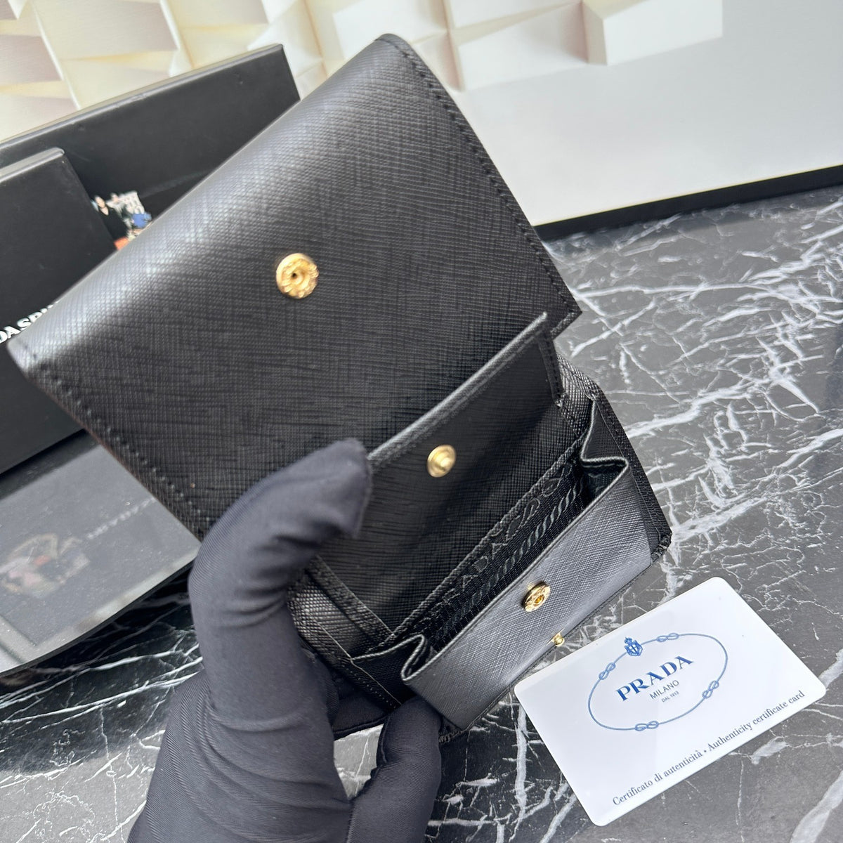 Luxury‑Inspired Trendy Wallets 031  Pr*da Series、Fashion Bags