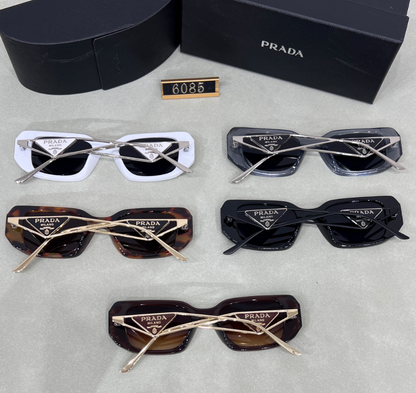 Chunky Oval-Rectangle Sunglasses