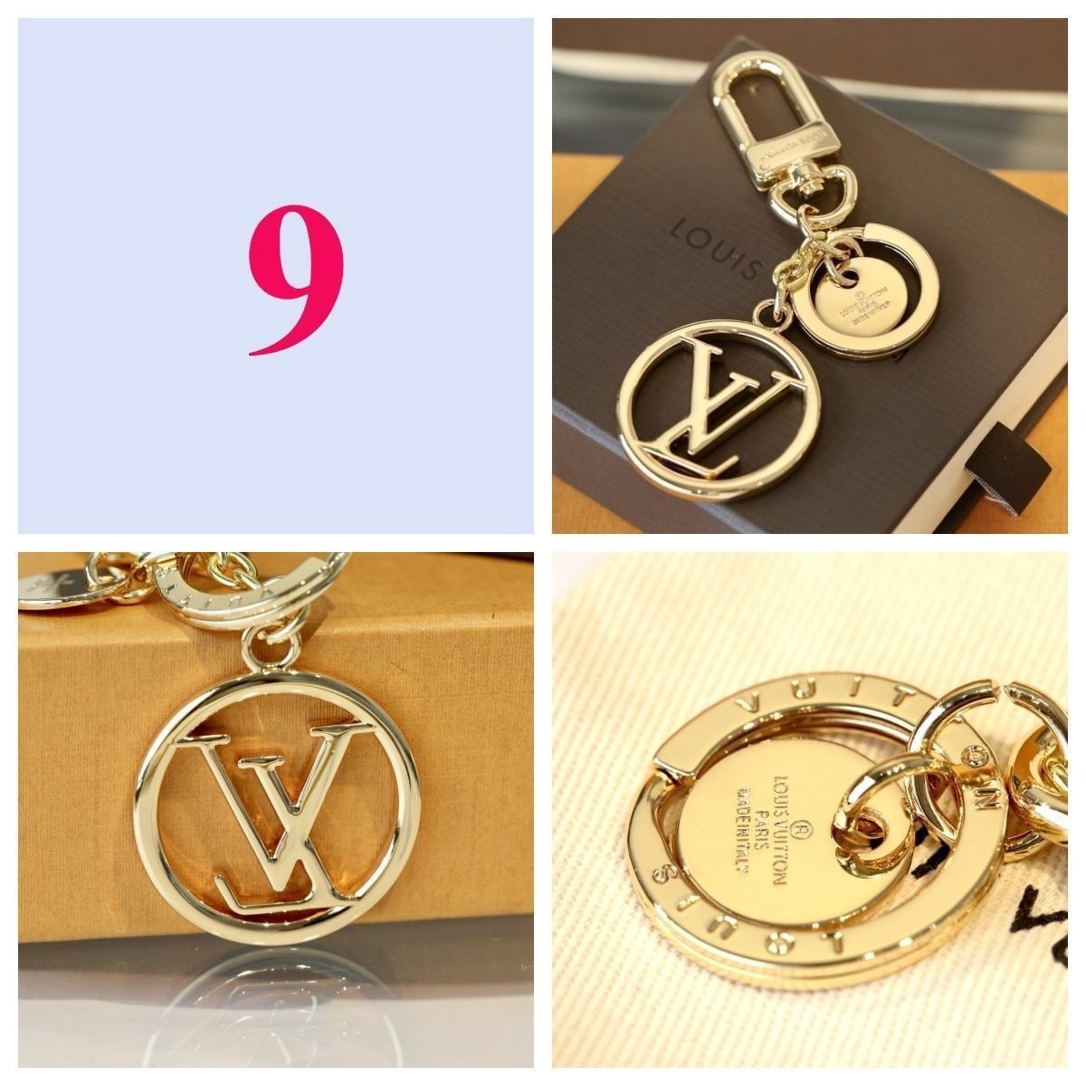 Premium Fashion Keychain Stylish Accessory、L*V Series、𝐊𝐞𝐲𝐜𝐡𝐚𝐢𝐧𝐬 & 𝐊𝐞𝐲 𝐑𝐢𝐧𝐠𝐬（𝐇）