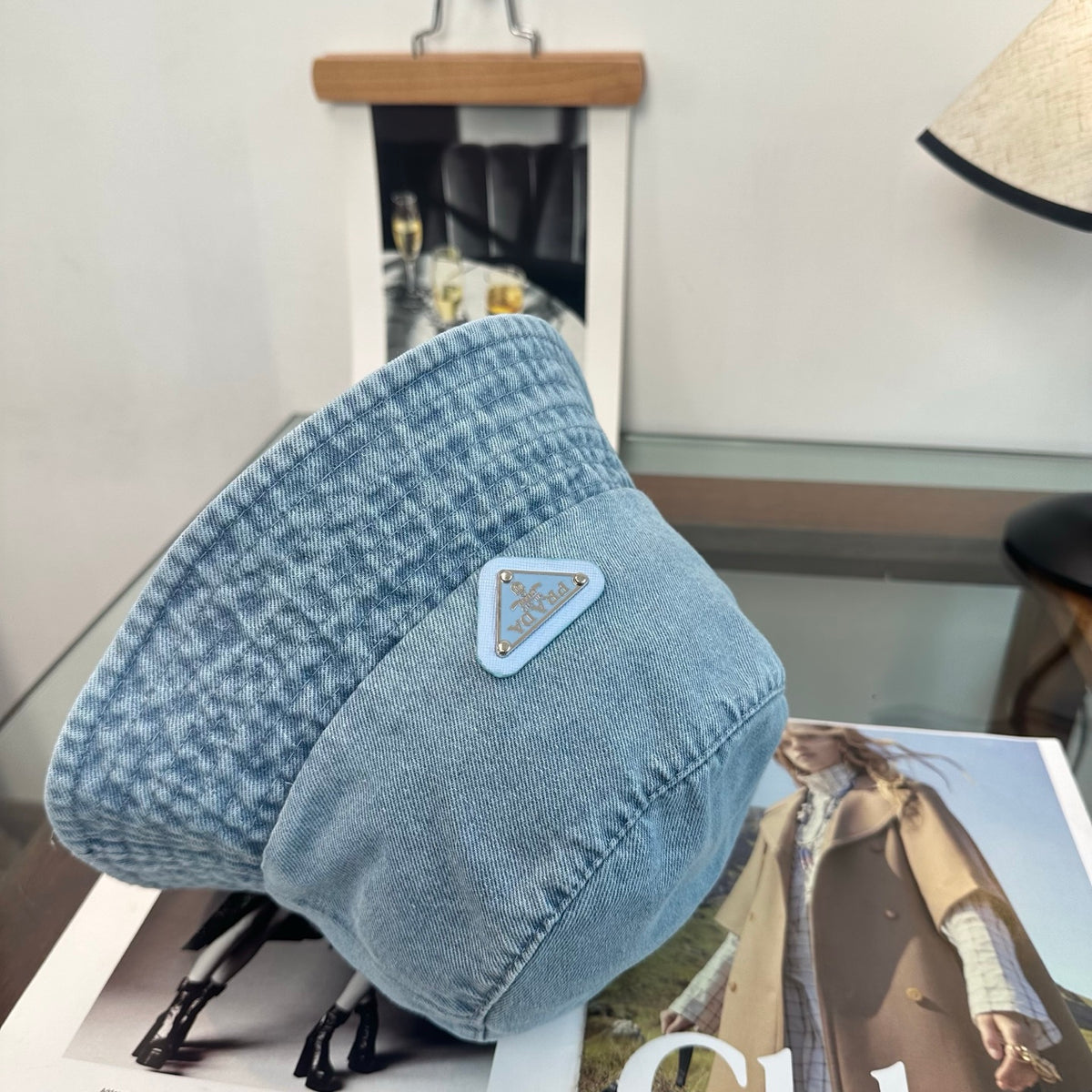 Adjustable Sun Hat for Men Women Outdoor UV Protection Pr*da Series、Fashion Caps