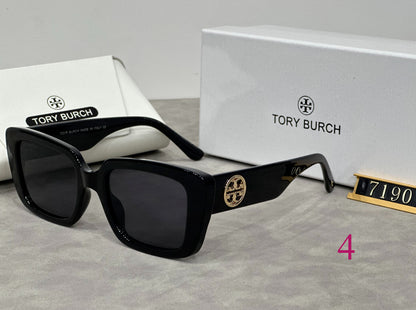 Oversized Square Sunglasses with Rounded Full Rims