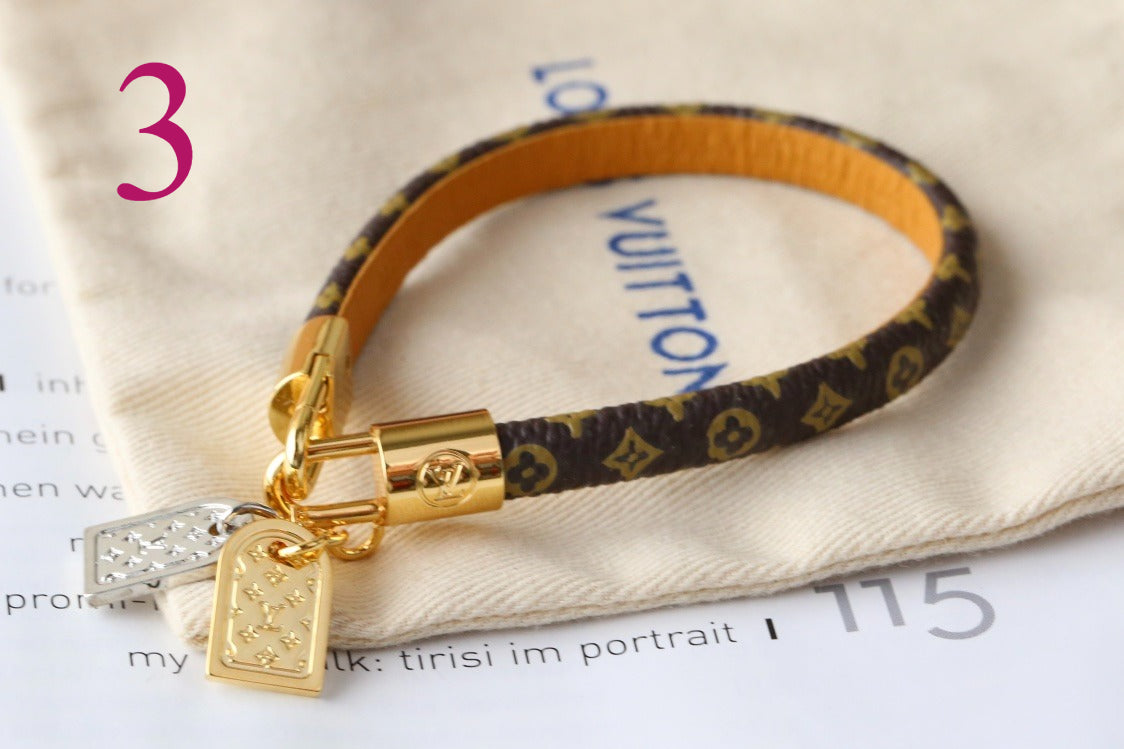 Monogram Charm Strap Bracelets - 21 Style Options