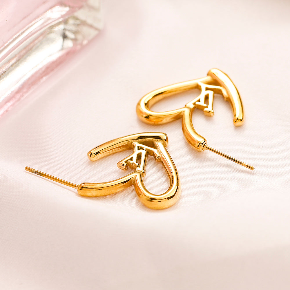 304 Stainless Steel Earring,Earrings Collection、L*V   Series