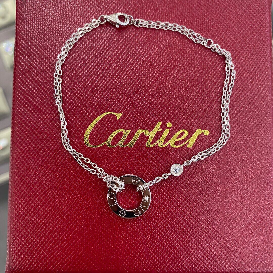 Oval Link Center Chain Bracelet