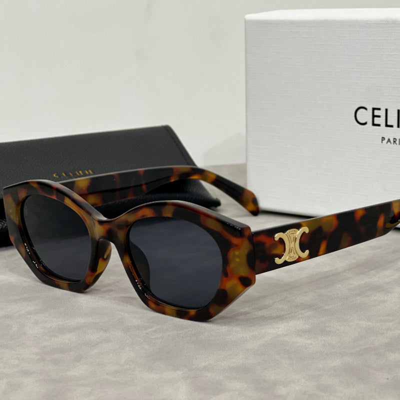 Rounded Square Thick Frame Sunglasses