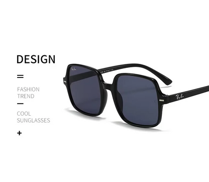 Square Navigator Sunglasses with Slim Double Bridge