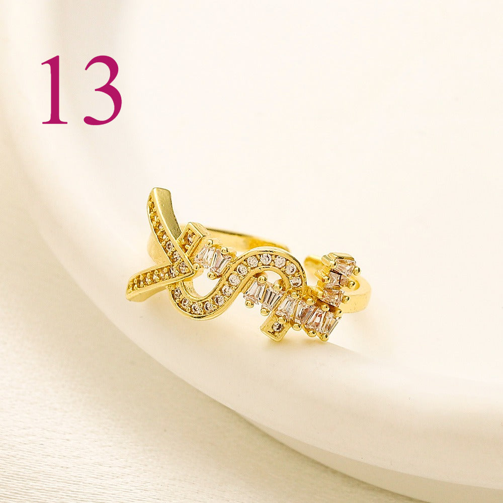 Fashion Open Adjustable Ring Collection、Rings Collection L*V Series、D*or Series、Y*L Series