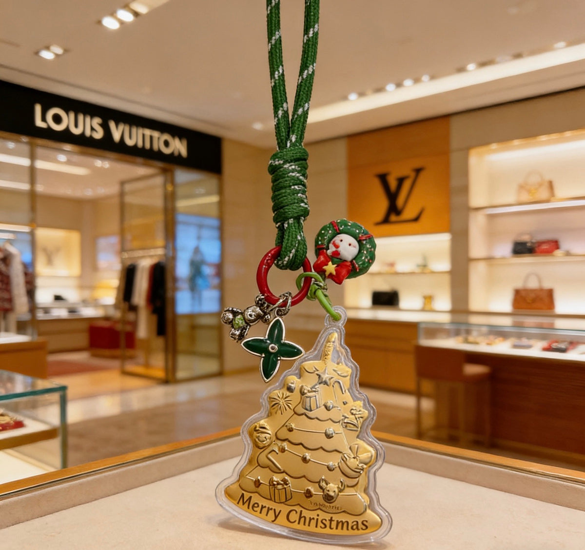 Premium Fashion Keychain Stylish Accessory、L*V Series、𝐊𝐞𝐲𝐜𝐡𝐚𝐢𝐧𝐬 & 𝐊𝐞𝐲 𝐑𝐢𝐧𝐠𝐬（𝐇）