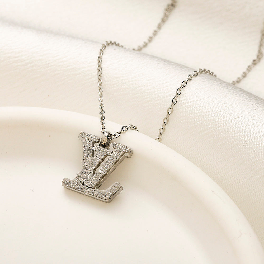 Set collana e orecchini in acciaio inossidabile 304