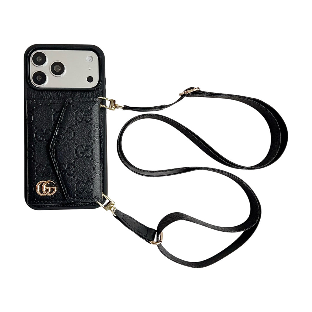 Fashion Aesthetic Shock Absorbing Protective Phone Case  GU*CI Series、Fashion Phone Case