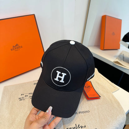 Trendy Unisex Fashion Baseball Cap  He*mes Series、Fashion Caps