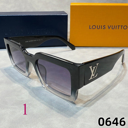 Sculpted Browline Rectangular Sunglasses