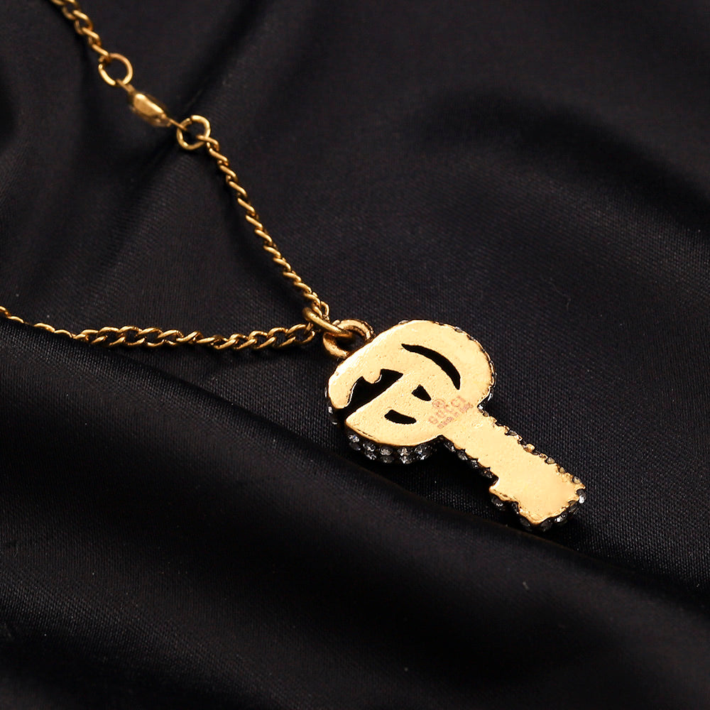 304 Stainless Steel Pave Key Earrings, Bracelet & Necklace Collection