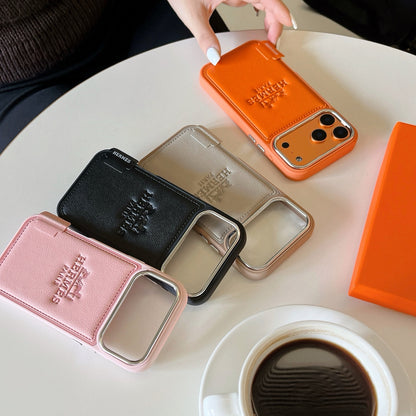 Fashion Aesthetic Shock Absorbing Protective Phone Case  He*mes Series、Fashion Phone Case