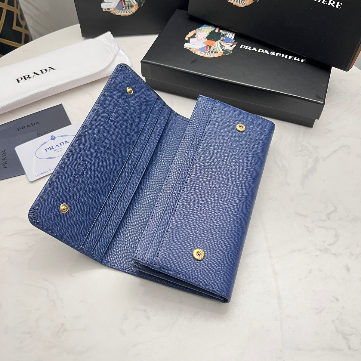 Luxury‑Inspired Trendy Wallets 032  Pr*da Series、Fashion Bags