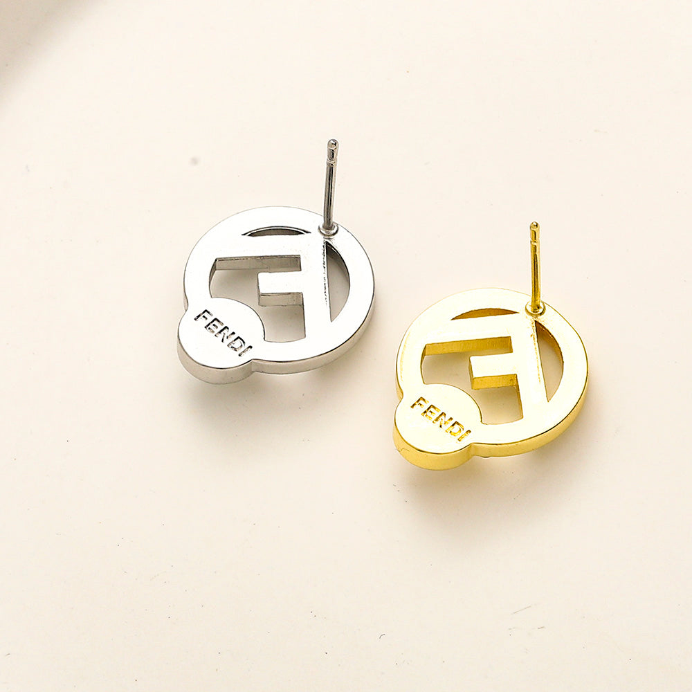 304 Stainless Steel Pearl-Effect & Pave Round Stud Earrings