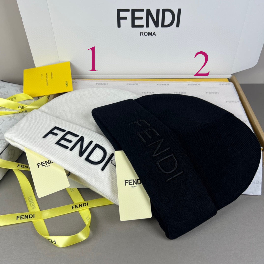 Adjustable Sun Hat for Men Women Outdoor UV Protection F*ndi Series、Fashion Caps