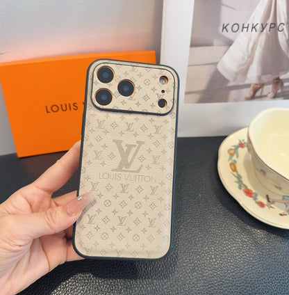 Fashion Aesthetic Shock Absorbing Protective Phone Case  L*V Series、Fashion Phone Case
