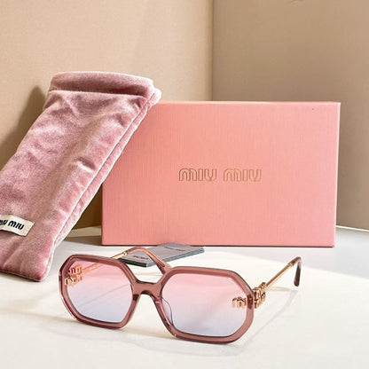 Oversized Double-Bridge Glasses - Clear and Tinted Lens Options
