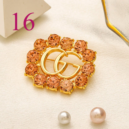 Fashion Brooch Collection,Brooches Collection、GU*CI Series、L*V Series、D*or Series、Y*L Series