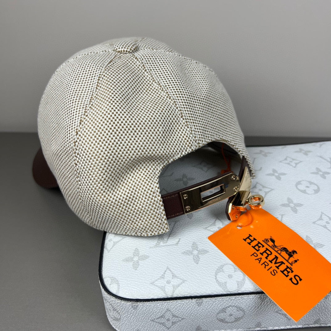 Trendy Unisex Fashion Baseball Cap  He*mes Series、Fashion Caps