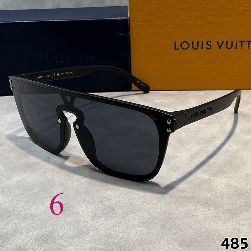 Monogram Wraparound Shield Sunglasses