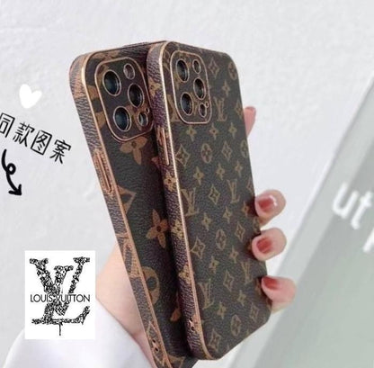 Fashion Aesthetic Shock Absorbing Protective Phone Case L*V Series、Fashion Phone Case