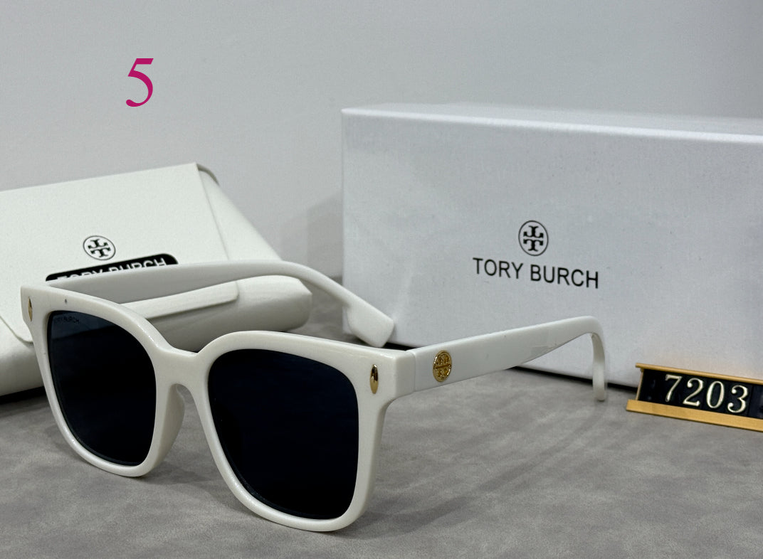 Square Sunglasses with Raised Double Bridge