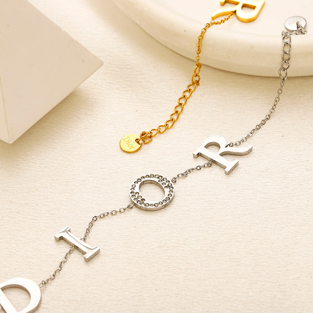 Set Collana Bracciale in Acciaio Inox 304