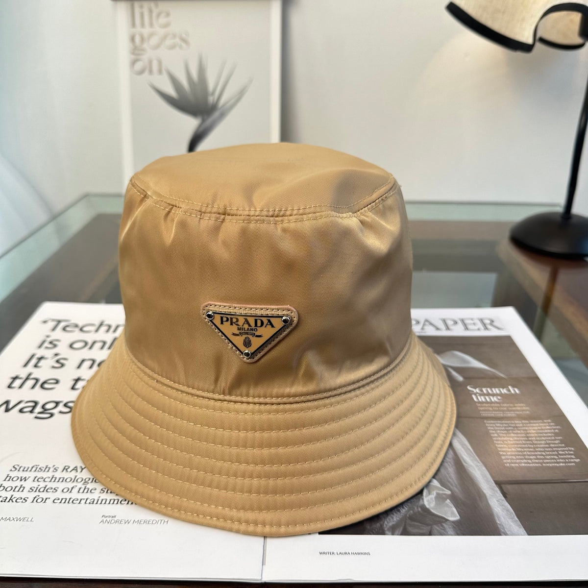 Adjustable Sun Hat for Men Women Outdoor UV Protection Pr*da Series、Fashion Caps