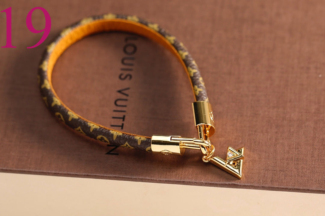 Monogram Charm Strap Bracelets - 21 Style Options