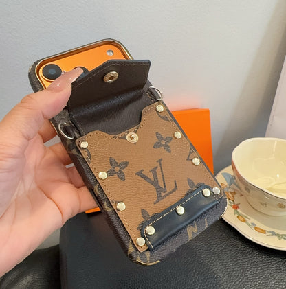 Fashion Aesthetic Shock Absorbing Protective Phone Case  L*V Series、Fashion Phone Case