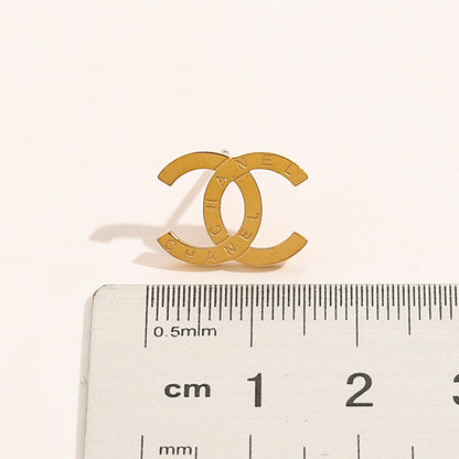 304 Stainless Steel Polished Interlocking-C Hoop Earrings