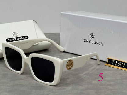 Oversized Square Sunglasses with Rounded Full Rims
