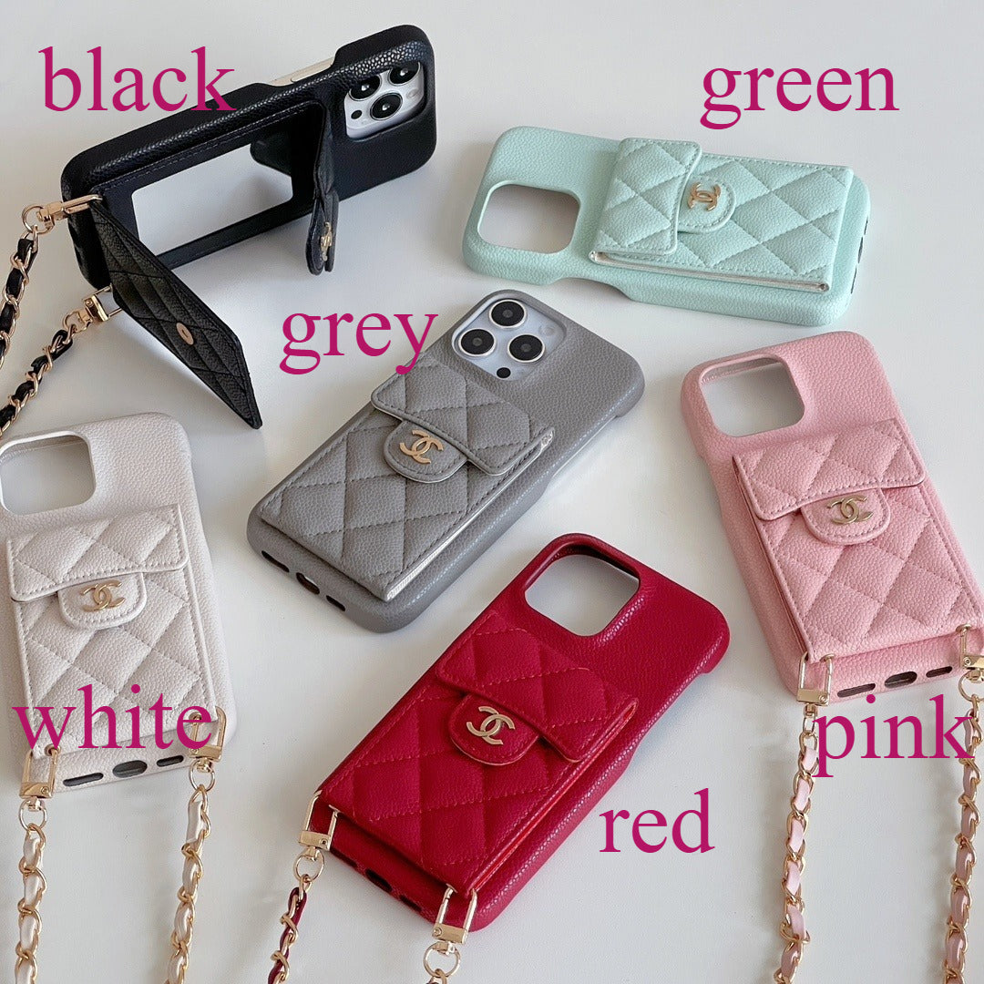 Fashion Aesthetic Shock Absorbing Protective Phone Case CH*NEL Series、Fashion Phone Case