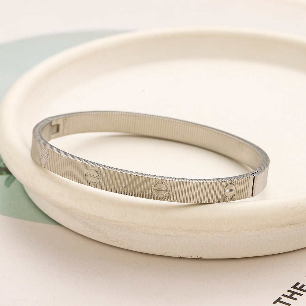Armband aus gestanztem Edelstahl (304)
