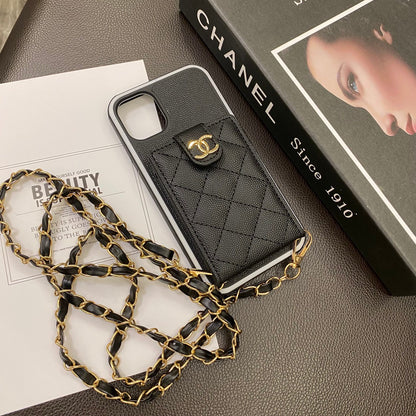 Fashion Aesthetic Shock Absorbing Protective Phone Case CH*NEL Series、Fashion Phone Case