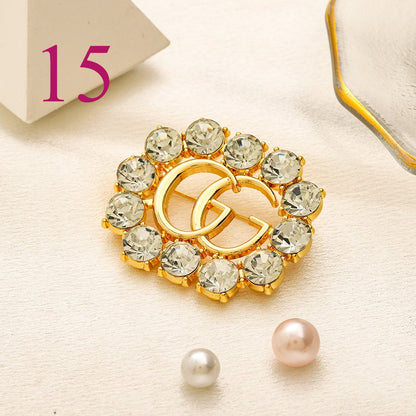 Fashion Brooch Collection,Brooches Collection、GU*CI Series、L*V Series、D*or Series、Y*L Series