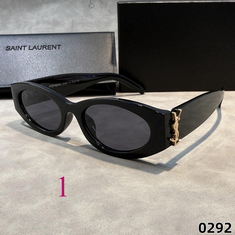 Narrow Sculpted Glasses - Clear and Tinted Lens Options