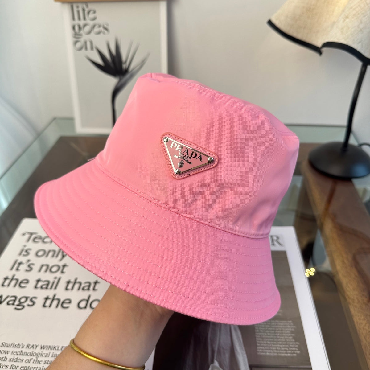 Adjustable Sun Hat for Men Women Outdoor UV Protection Pr*da Series、Fashion Caps