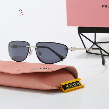 Classic Aviator Sunglasses with Wide Double Bridge