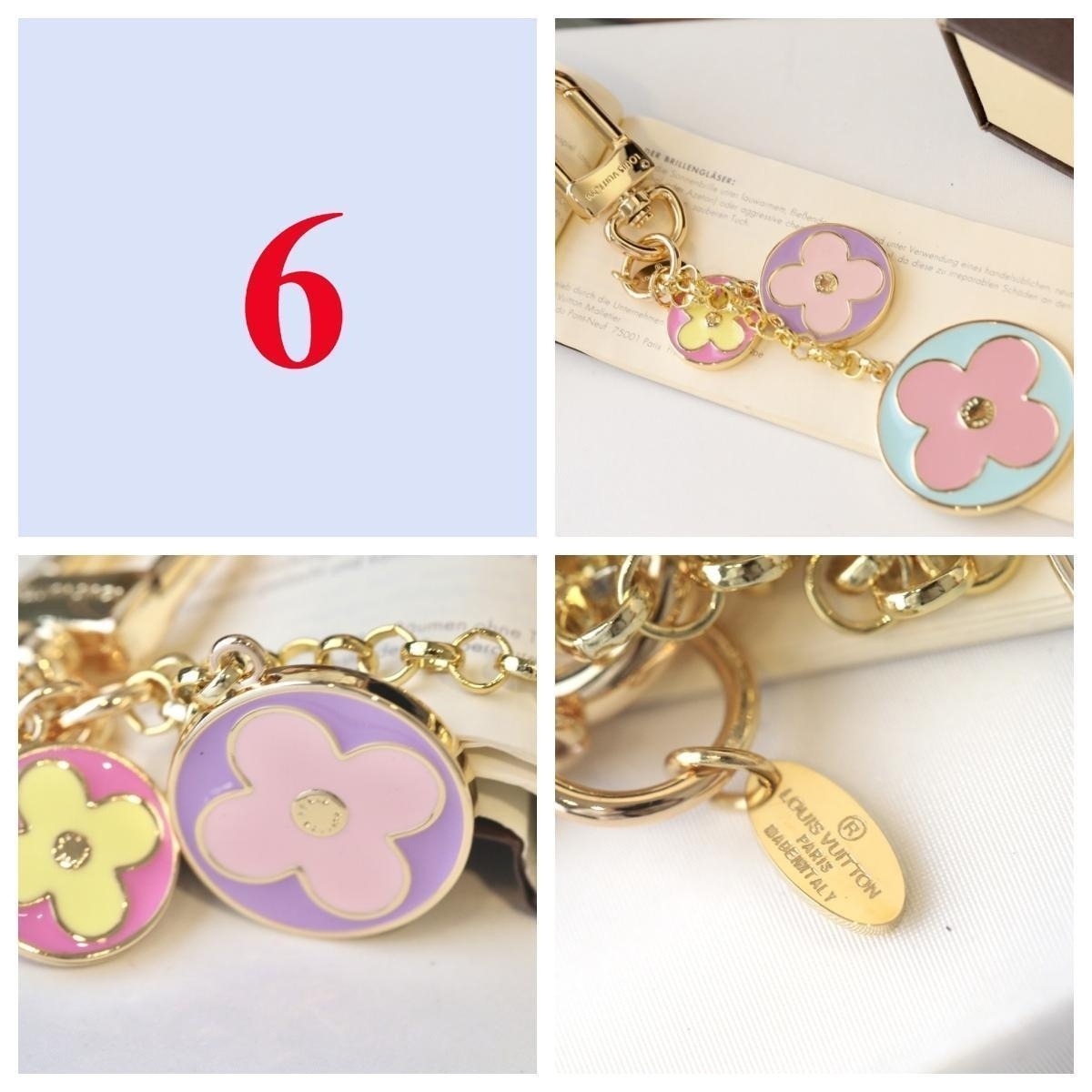 Premium Fashion Keychain Stylish Accessory、L*V Series、𝐊𝐞𝐲𝐜𝐡𝐚𝐢𝐧𝐬 & 𝐊𝐞𝐲 𝐑𝐢𝐧𝐠𝐬（𝐇）
