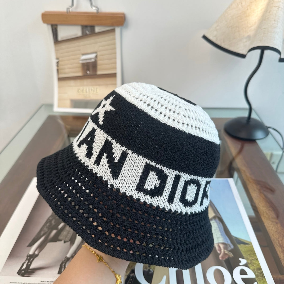Adjustable Sun Hat for Men Women Outdoor UV Protection D*or Series、Fashion Caps