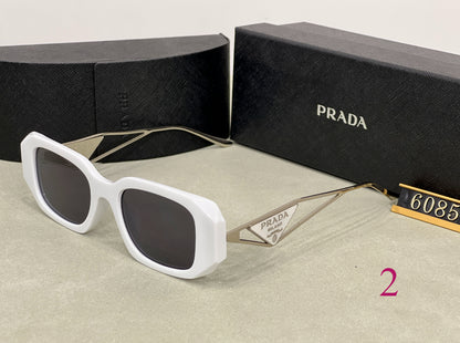 Chunky Oval-Rectangle Sunglasses