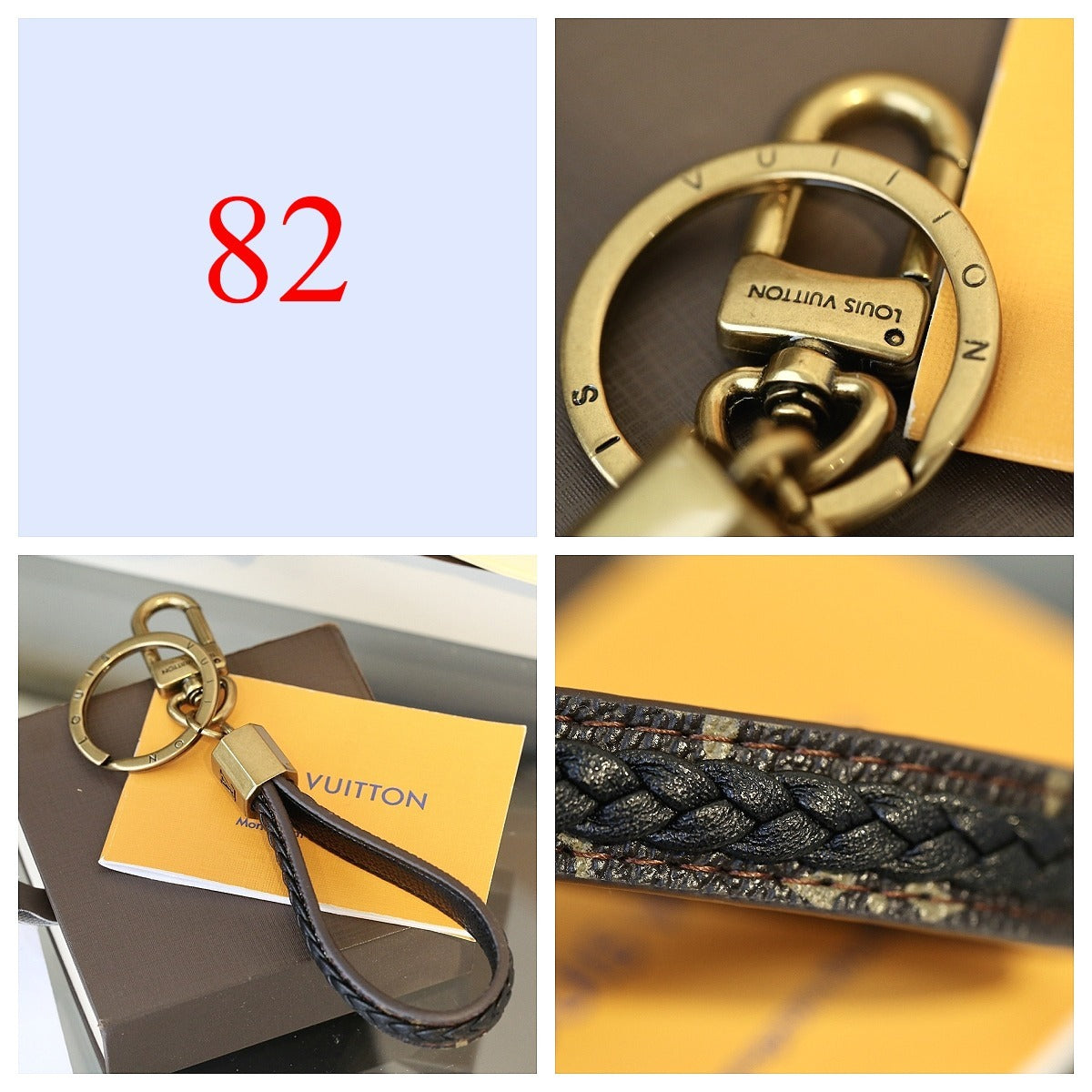 Premium Fashion Keychain Stylish Accessory、L*V Series、𝐊𝐞𝐲𝐜𝐡𝐚𝐢𝐧𝐬 & 𝐊𝐞𝐲 𝐑𝐢𝐧𝐠𝐬（𝐇）