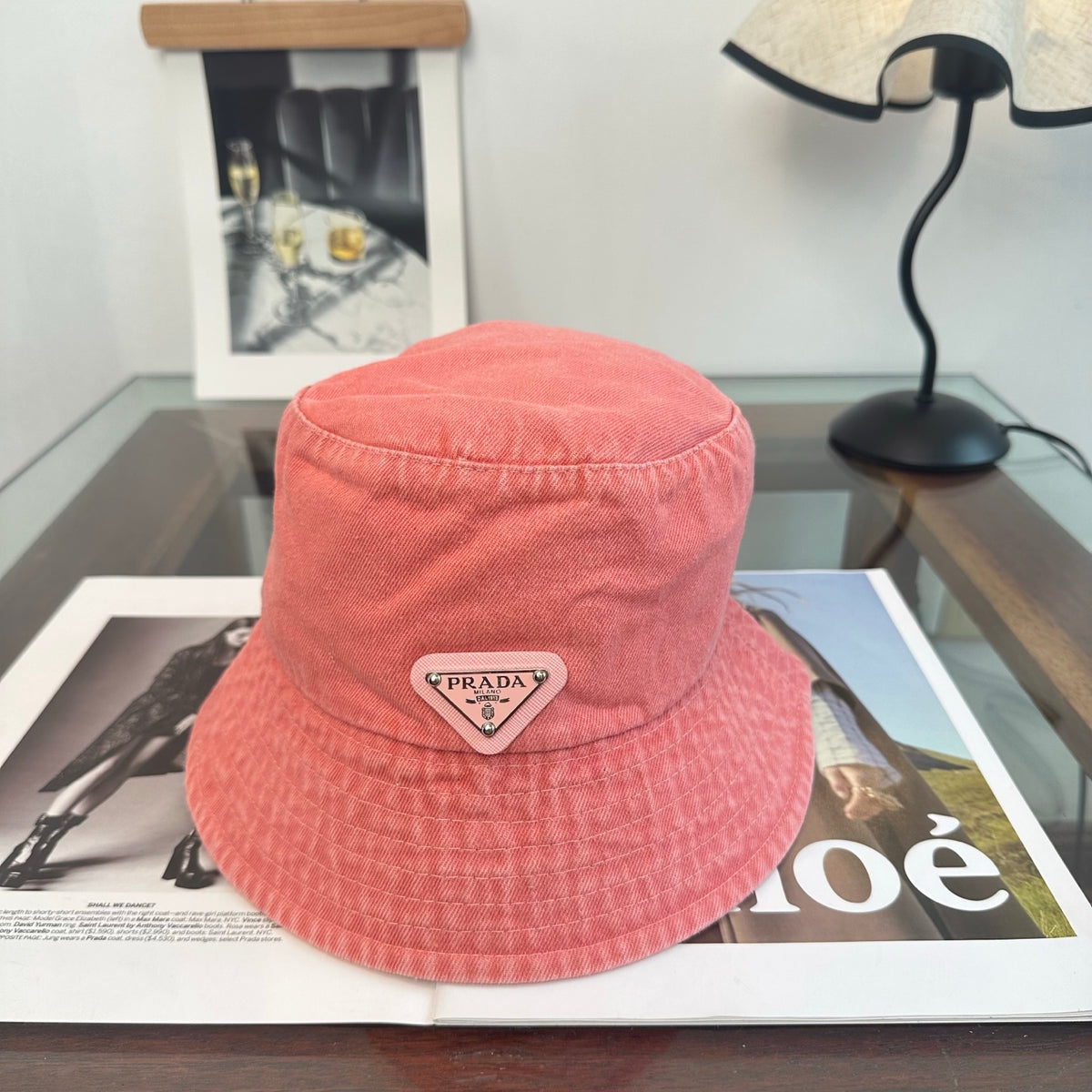 Adjustable Sun Hat for Men Women Outdoor UV Protection Pr*da Series、Fashion Caps