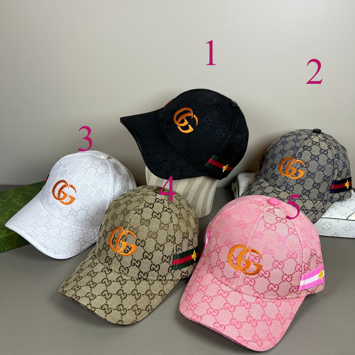 Trendy Unisex Fashion Baseball Cap  GU*CI Series、Fashion Caps