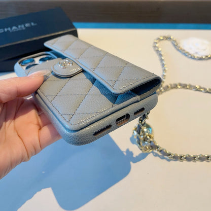 Fashion Aesthetic Shock Absorbing Protective Phone Case CH*NEL Series、Fashion Phone Case