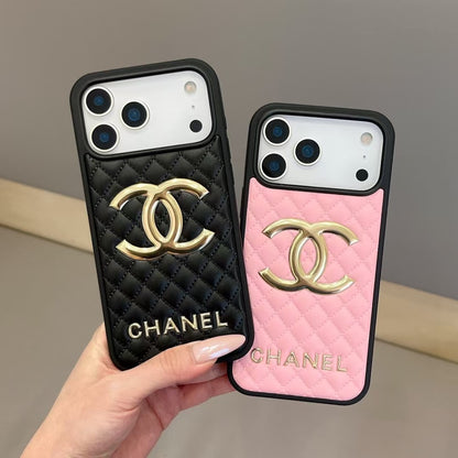 Fashion Aesthetic Shock Absorbing Protective Phone Case  CH*NEL Series、Fashion Phone Case